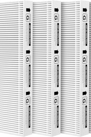 4-Pack HRF-G Replacement Filter Compatible with Honey-Well HPA030/HPA080/HPA180/HPA020/HPA075/HPA175 Series Purifiers Filter G, Part Number HRF-G1/HRF-G2