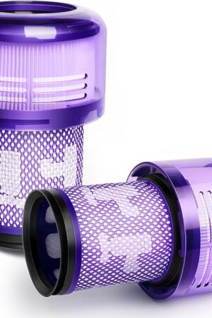 2 Pack Filter Replacement for Dyson V12 Detect Slim, V12 Slim, SV30, SV34, SV35 Cordless Vacuum, Compare to Part 971517-01（NOT for SV12 & V15 Vacuum）