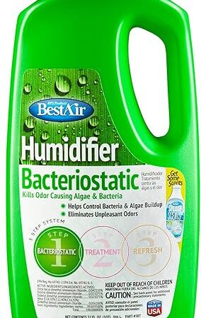 BestAir 3BT-PDQ-6 Original BT Humidifier Bacteriostatic Water Treatment, 32 fl oz, Single Pack
