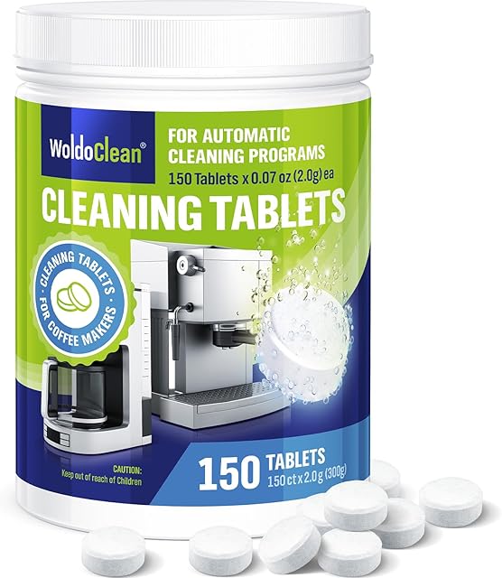 Cleaning Tablets for Espresso & Coffee Maschine 150x 2g - compatible with Breville Espresso Machines