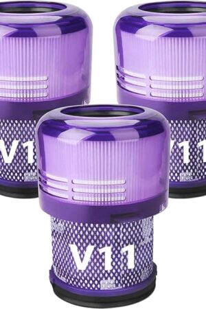 3Pack V11 Vacuum Filters Replacement for Dyson V11 Animal, V11 Torque Drive,V11 Extra, V15 Detect Cordless Vacuum Cleaner Filter,For Dyson V15s Detect Submarine, Compare to Part # 970013-02