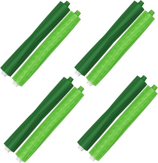 4 Sets Replacement Roller Brushes for iRobot Roomba i, j & e Series, Multi-Surface Rubber Brushes for i3 i7 E5 j7 i4 i7+ i3+ i4+ i5 i5+ i6 i6+ i8 i8+ i2 i2+ E6 E7 Vacuum Cleaner