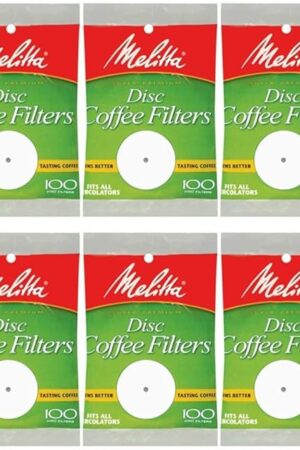 100-Pack Disc Coffee Filters