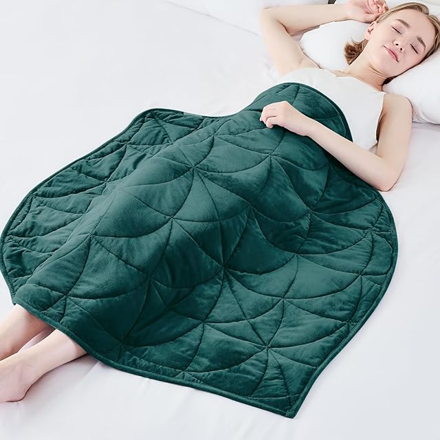 Weighted Lap Blanket Weighted Lap Pad Forest Green 40" x 52"