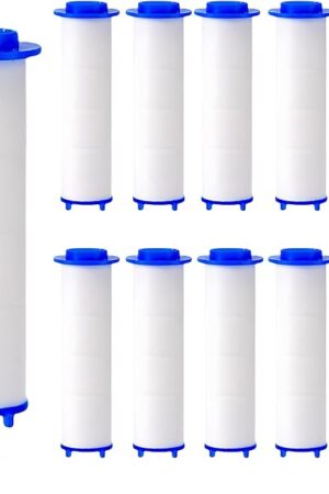 10 Pcs Shower Head Filters, 2.4x0.95 Inch Showerhead Filter, PP Cotton Filtered Shower head Filters.