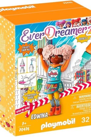The Playmobil EverDreamerz Comic World Edwina with Sneaker Charm & 7 Surprises