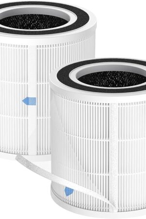 2 Pack H7129/H7128 Replacement Filter for GoveeLife H7129, H7128 Air Purifiers, 3-in-1 HEPA Air Filter for H7129/H7128 Air Purifier for for Homes(Include 4pcs Pre-Filter)