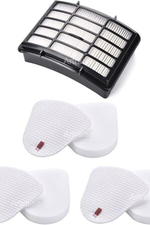 Artraise 1+3 Pack Filters for Shark Vacuum Filter Replacement, fit Navigator Lift Away NV350 NV351 NV352 NV355 NV356E NV360 NV370 UV440 UV490 UV540 CU500 Cleaner, Compare to Parts XFF350 & XHF350