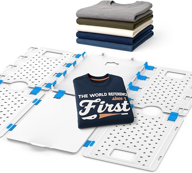 BoxLegend Shirt Folder Board Enlarged Version,Tshirt Organizer for Easy Use ,Laundry Folding Board for Sweaters, Hoodies, and thick Clothing
