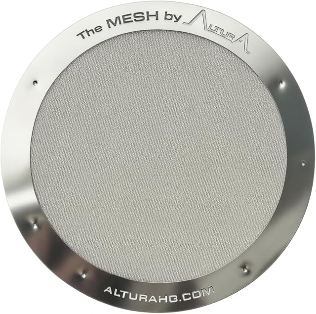 ALTURA The MESH Stainless Steel Filter for AeroPress Coffee Makers – Reusable Metal Filter Replacement for Rich Flavor, Travel, and Eco-Friendly Brewing