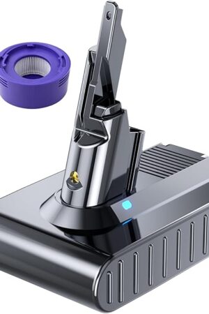 6.0Ah Replace for Dyson V7 Battery Replacement, Compatible with Dyson V7 Absolute V7 Trigger V7 Animal V7 Motorhead V7 Mattress Fluffy Vacuum V7 Trigger V7 HEPA V7 Car+Boat Handheld Vacuum Cleaners