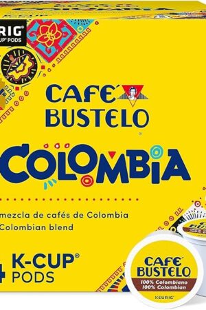 Cafe Bustelo 100% Colombian Coffee Keurig® K-Cup® Pods, Medium Roast, 24/Box (6107)