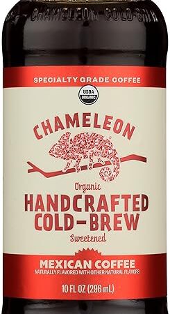 Chameleon Cold-Brew, Ready-to-Drink Mexican Coffee, 10 oz