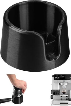 Coffee Tamper Base for Ninja Espresso ES601 – Compatible Handheld Portafilter Support Stand, Improves Tamping Stability and Extraction, Anti-Slip PETG Base Accessories for Ninja Luxe Cafe Machine