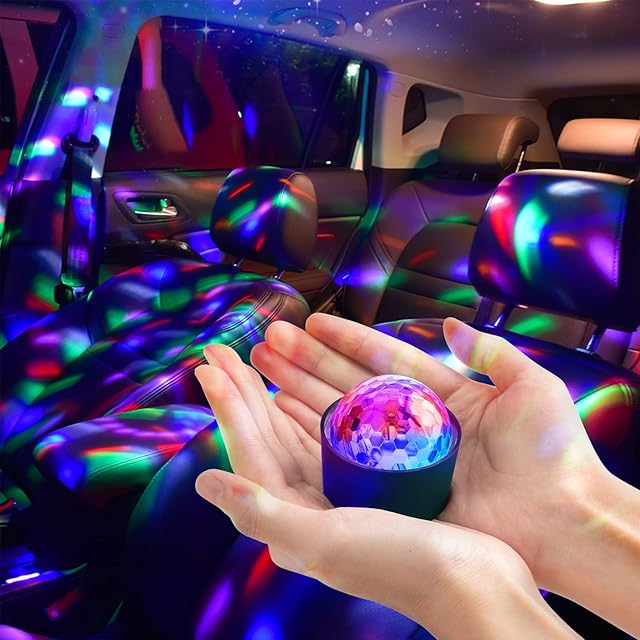 Disco Ball DJ Disco Lights Sound Activated with Music Synchronization