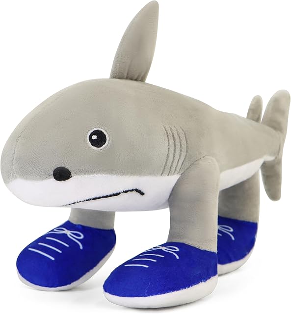2025 Italian Brainrot Plush – 12" Tralalero Tralala Sahur Animal Soft Pillow Toy – Funny Tung Tung Tung Meme-Inspired Collectible for Fans (Tralalero Tralala)