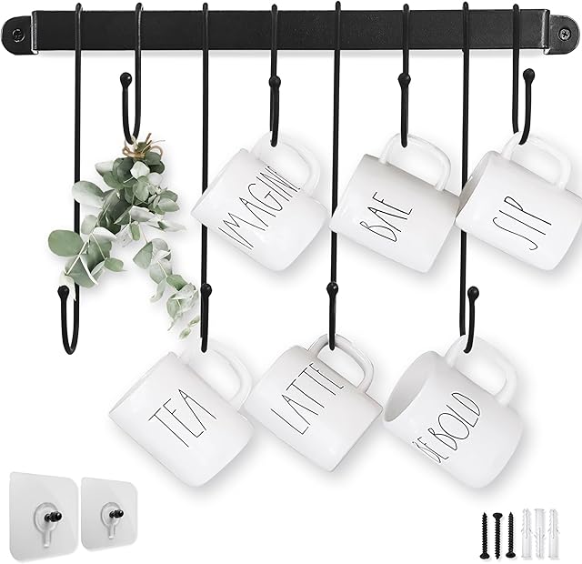 AJART Coffee Cup Rack Mug Holder 17"