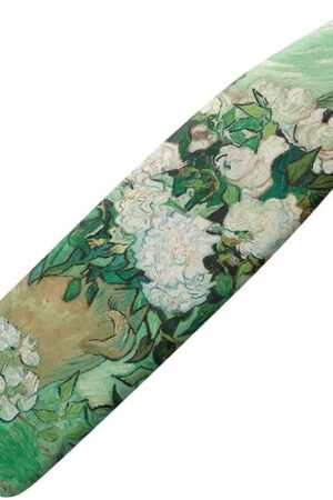 White Rose Ironing Board Cover Dust Covers 15 x 54 Heavy Duty Iron Board Covers Standard Size Padding Decorative Covers for Most Iron Boards Ironing Pad Cover