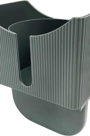 Couch Anti-Spill Drink Holder Tray, Couch Seat Cushion Cup Beverage Holder for Cups, Mugs, Bottles, Cans (Gray)