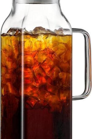 2 Quart 2 Liter 68 oz Glass Pitcher Water Pitchers Borosilicate Glass Carafe