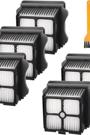 5 Pack Filter Replacement for Tineco iFloor 3, Floor ONE S3, Floor ONE S5, Floor ONE S5 Pro Cordless Wet Dry Vacuum Cleaner, Vacuum Filter Replacement, Replacement Parts for Tineco S3