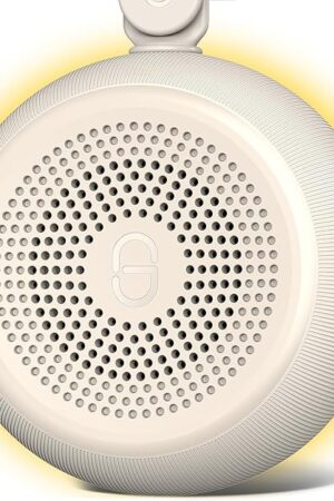 Easysleep White Noise Sound Machine Portable Sleep Machine for Baby Adult with 30 Soothing Sounds 12 Night Light Colors 4 Timer Memory Function Rechargeable Noise Machines for Sleeping, Office