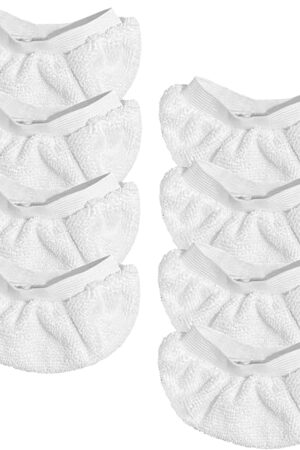 8 Pack Steam Cleaner Accessories for Most Handheld Steam Cleaner - Microfiber Cloths Cover Compatible with Bissell Steam Shot, Dupray, PurSteam, Comforday Steam Cleaner