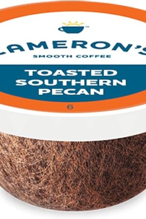 Cameron's Coffee Single Serve Pods, Flavored, Toasted Southern Pecan, 12 Count (Pack of 1)