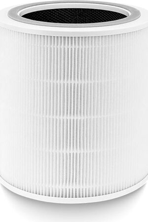 Core 400S Replacement Filter for LEVOIT Core 400S, Core 400S-P, Core400S-RF, Smart WiFi Air Purifier, 3-in-1 True HEPA Activated Carbon Filter, 1 Pack, White by APPLIANCEMATES