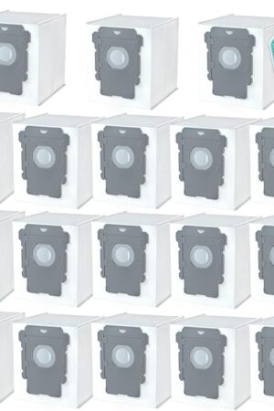 18 Pack Replacement Vacuum Bags Compatible with iRobot Roomba i7, i7+, j7, j7+, i3, i3+,i4, i4+, i6, i6+, i8, i8+, s9, s9+ Plus, i & s & j Series Automatic Dirt Disposal Bags