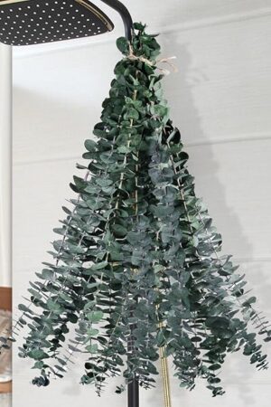 12 Pcs Dried Eucalyptus for Shower Hanging - 17'' Real Large Preserved Eucalyptus Stems Green Home Decor, 100% Made from Fresh Eucalyptus Leaves, Bathroom Shower Decor, Wedding, DIY