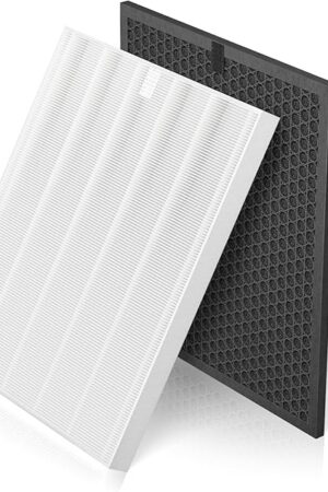 5510 5520 Replacement Filter Q Compatible with Winix 5510 5520 Air Purifiers, 5510 Replacement Filter and Activated Carbon Filter Combo for Dust Pollen Pet Smoke, Part# 1712-0123-00, 2 Pack