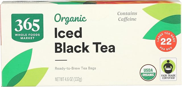 365 by Whole Foods Market, Organic Black Iced Tea, 22 Count