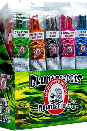 Blunteffects Hand-Dipped Incense Sticks - Premium 144-Pack Variety Set, 12 Different Scents, 11" Long, USA-Made Aromatherapy with Long Burn Time (12 Pack, 144 Total Sticks)