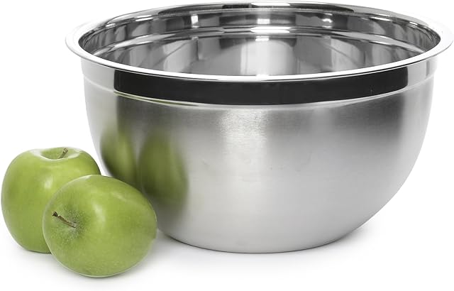 Deep Professional Quality Stainless Steel Mixing Bowl For Serving, Mixing Cooking and or Baking-10 Quart, 1173