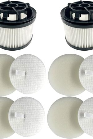 Dttery Filter Replacement for Levoit LVAC-200 Cordless Stick Vacuum, LSV-V201-WUS, 4 Pre-Motor, 2 Post-Motor Filters