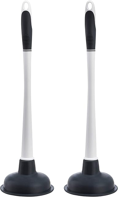 Amazon Basics Plunger - 2-Pack (Previously AmazonCommercial brand)