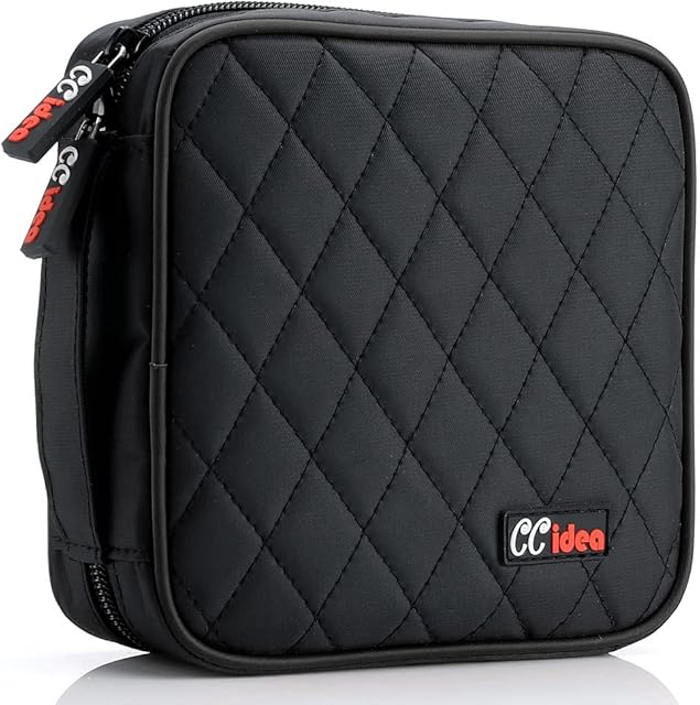 CCidea CD/DVD Case Holder 40 Capacity Black