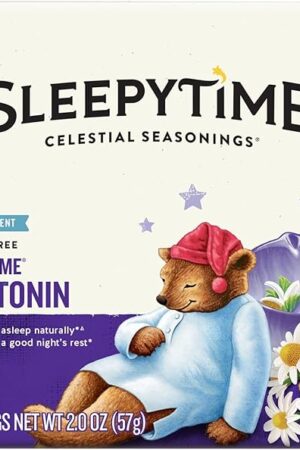 Celestial Seasonings Sleepytime Wellness Melatonin, 48 Herbal Tea Bags