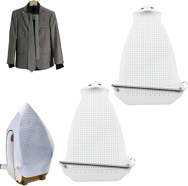 2025 Universal Iron Protective Cover Shield, Iron Covers, Electric Irons Clothes Protector When Ironing - Prevents Burn, Sticking, Easy Installation Sole Plate Accessory (2PCS, 0.5mm)