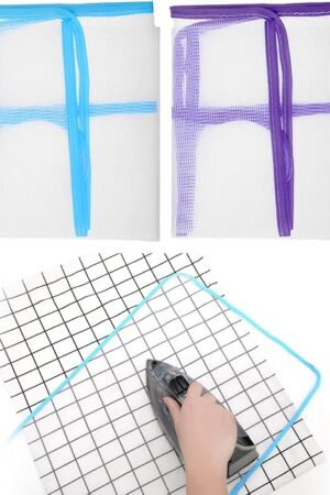 2Pcs Pressing Cloth for Ironing, Ironing Cloth to Protect Clothes Scorch- Saving Mesh Protector Insulation Pad Cover for Delicate Clothes Fabric Protector Tool