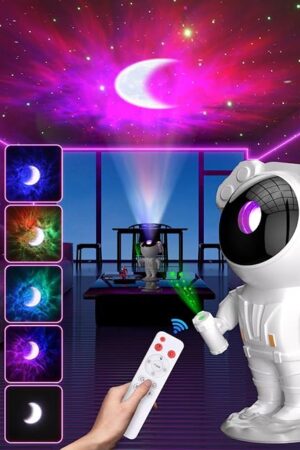 Astronaut Galaxy Star Projector LED Night Light