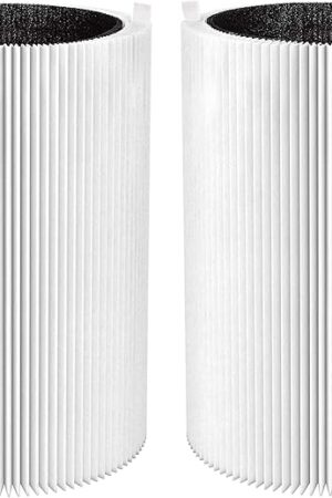 Blue Pure 411 Replacement Filters for Blueair Blue Pure 411, 411+, 411 Auto and Mini Air Purifier, Include 2 Particle and 2 Activated Carbon
