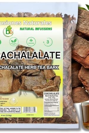 B-Experts Cuachalalate Tea 4 oz/113g, Mexican Wildcrafted Herbal Tea | Juliana Adstringens | NON GMO | 100% All Natural | Authentic Mexican