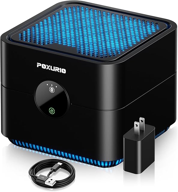 Air Purifiers for Home, H13 True HEPA Filter for Smoke, Dust, Pollen, Pet Dander & Odors, 600 ft² Coverage, Quiet 22dB Sleep Mode, 3 Fan Speeds, App Control