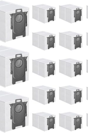 ApexOne 18 Packs Dust Bags for Roborock Q Revo/Qrevo S/Qrevo Pro/Qrevo MaxV/Qrevo Master/Qrevo Plus/Qrevo Curv, S8 Max/MaxV Ultra, Saros 10R/10 Robot Vacuum Cleaner, 2.7L Large Capacity