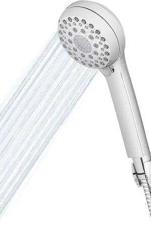 Waterpik High Pressure Hand Held Shower Head With Hose, PowerPulse Massage 6-Mode, Chrome XAL-643ME