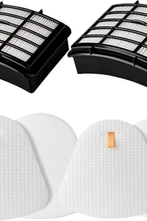 2Pack Hepa & Felt Filters Replacement for Shark Navigator Lift-Away ZU503AMZ NV350 NV351 NV352 NV355 NV356E NV357 NV360 NV370 NV391 UV440 UV490 UV500 UV540 UV541 UV550 Vacuums.Part XFF350 & XHF350.