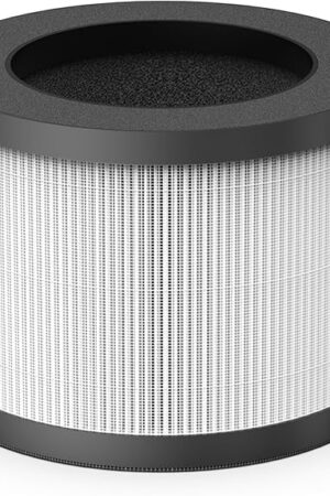 Air Purifier Replacement Filter, 3 Stage HEPA Filter BW302 Air Purifier, Air Cleaner Filter, 1 Pack, White