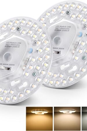 Ceiling Fan LED Light 5.1 inch 24W 3000K/4000K/5000K